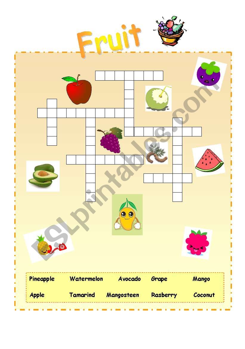 Fruit ^o^ worksheet